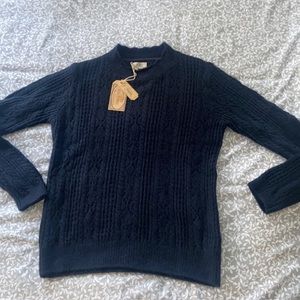 Fat Face navy sweater